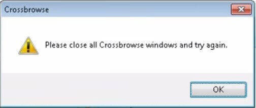 Как удалить Crossbrowser в Windows 7