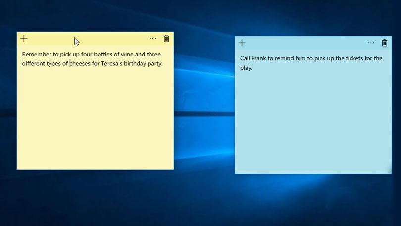 Заметки на рабочий стол в Windows 10 позволяют не забыть о важных делах